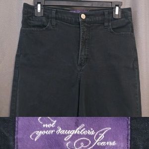 NYDJ Size 6 Black Embellished Jeans